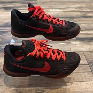 Size 10 - Nike Kobe 10 Bright Crimson Red 2015 705317-060